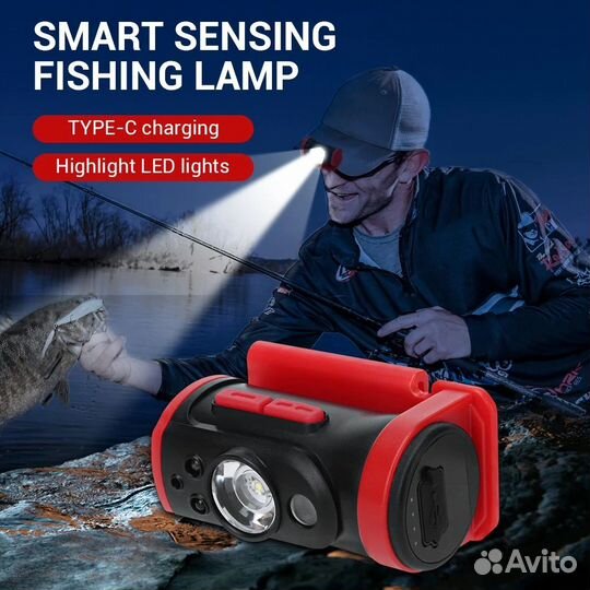 Налобный фонарь daining M10 с сенсорным включением