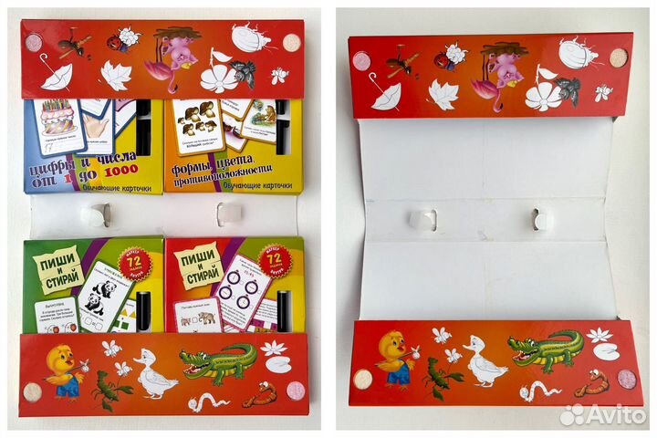 Набор карточек Логика и счет Пиши и стирай