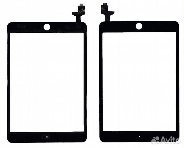 Тачскрин iPad mini 3 + IC (A1599, A1600) черное