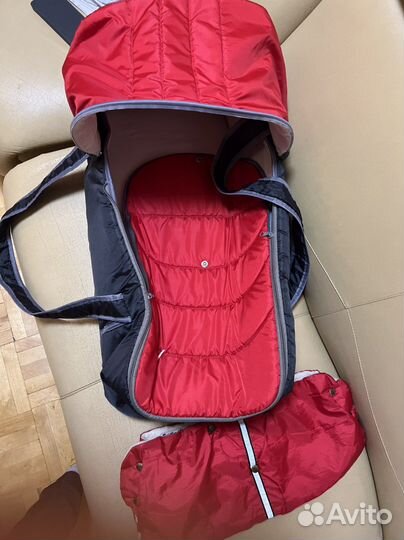 Вкладыш новорождённого +сумка на коляску