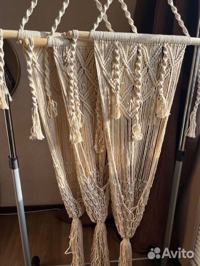 Подвесной гамак лежанка макраме для питомца