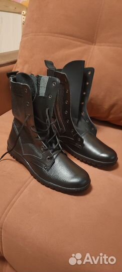 Ботинки кожаные (берцы) размер 43