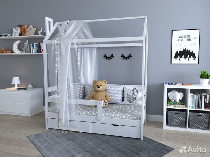 Детская кровать домик новая