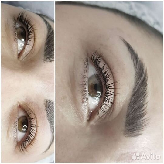 Архитектура бровей ламинирование ресниц, выезд