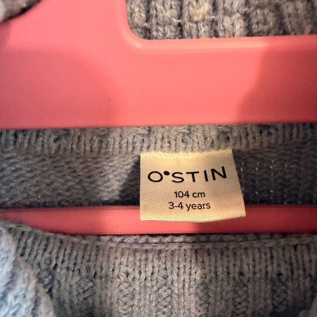 Свитер детский Ostin 104 небесно голубой