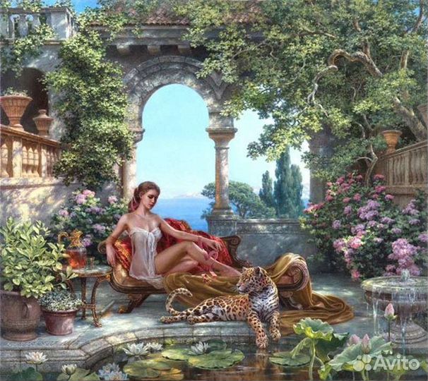 Картина вышитая крестом