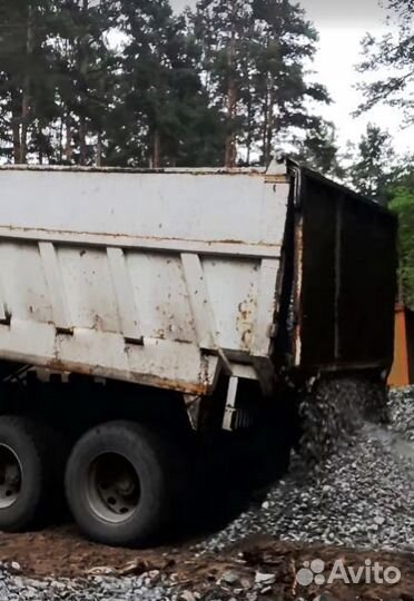 Щебень гравийный с доставкой