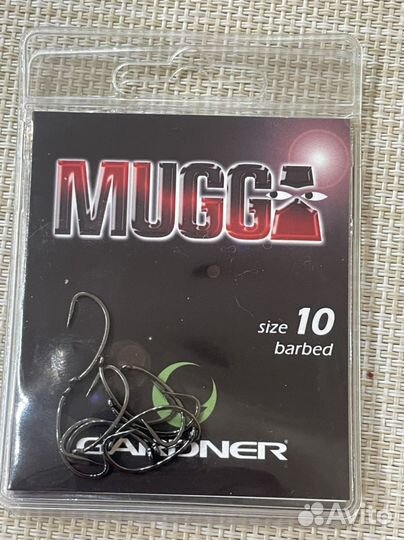 Крючки Gardner Mugga Hooks № 10