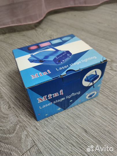 Лазерный светодиодный проектор Диско шар