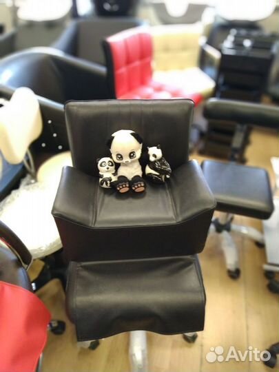 Детский пуф в парикмахерское кресло