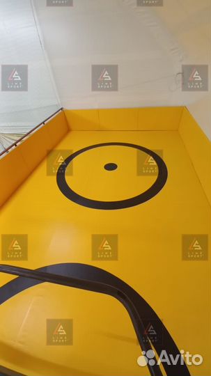 Борцовский ковер 10х10 двухцветный люверсы