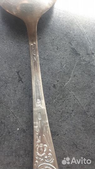 Чайные ложки серебро 875