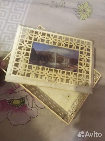 Шкатулка пластиковая СССР