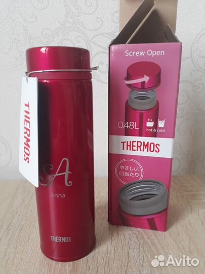 Новый именной термос thermos 0,48 л