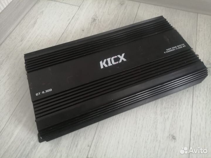 Усилитель Kicx GT 4.100 в хорошем состоянии Торг