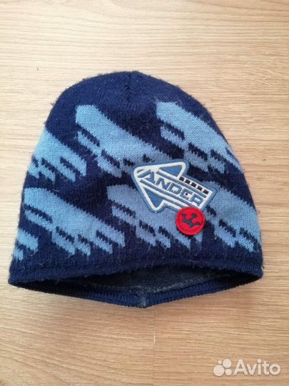 Шапка детская на мальчика зимняя окружн 48
