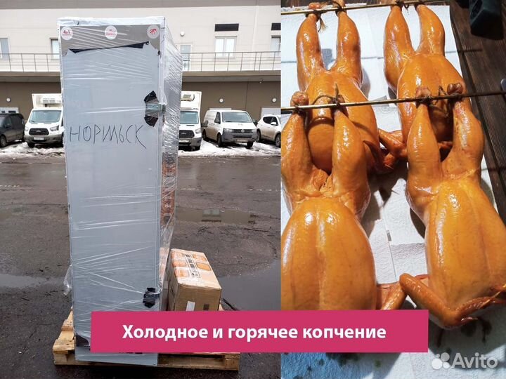 Коптильня горячего и холодного копчения