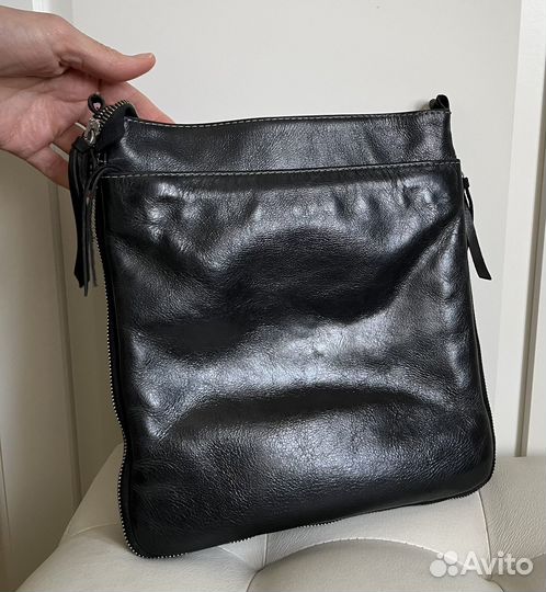 Сумка натуральная кожа apache