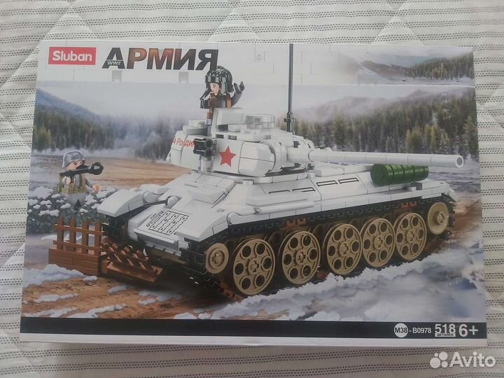 Сборная модель танка Т34