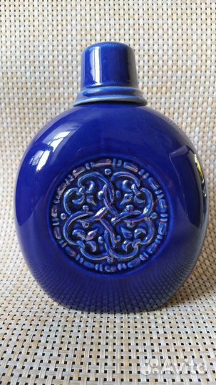 Фляга Штоф фарфор кобальт СССР