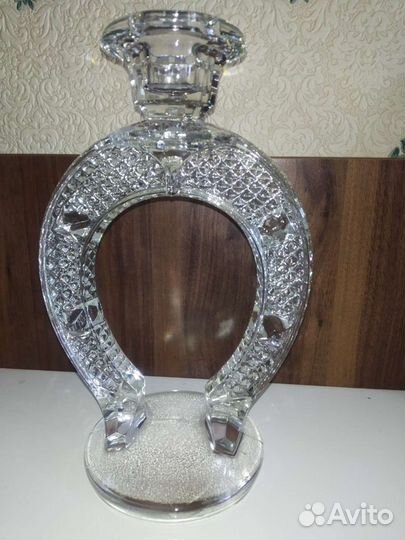 Подсвечник хрустальный