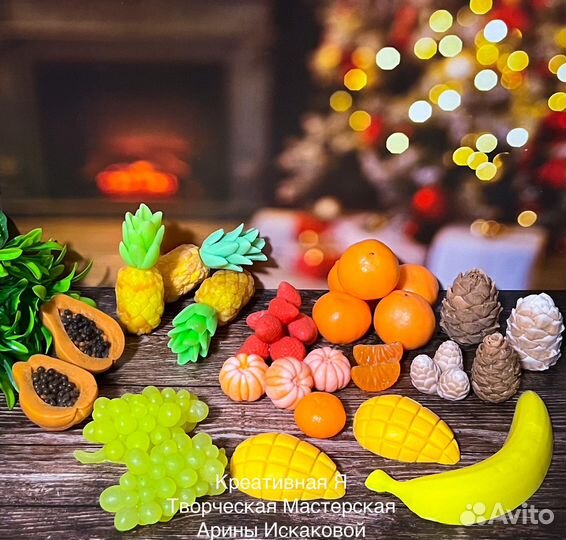 Фруктовое ассорти из мыла, на подарок