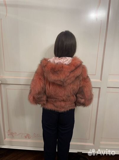 Куртка для девочки из натурального меха