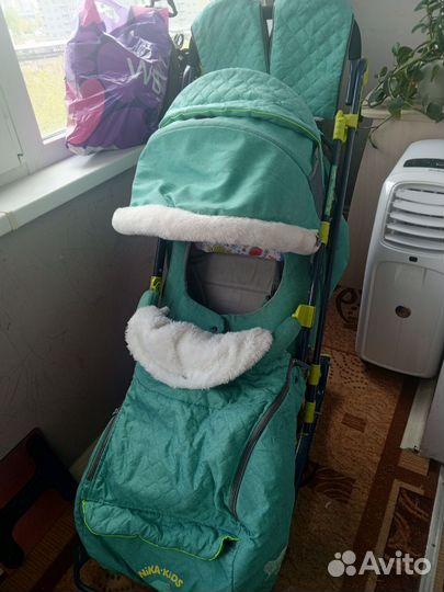 Детские санки коляска бу