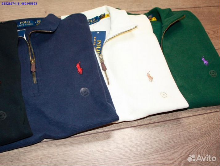 Polo Ralph Lauren джемпер зеленый полузамок (Арт.47011)