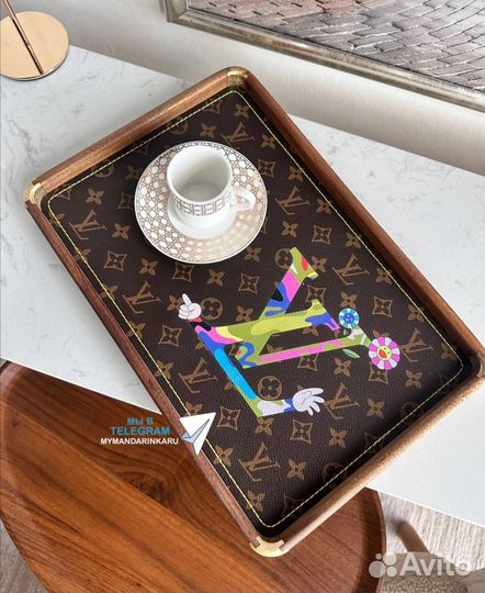 Деревянные подносы Louis Vuitton