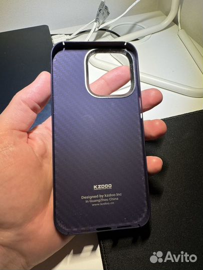 Чехол для iPhone 14 Pro kzdoo kevlar