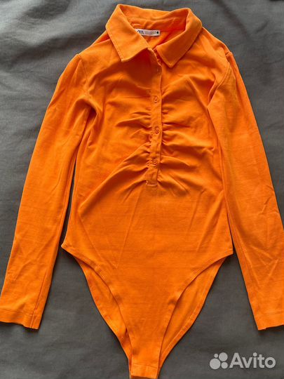 Боди zara из хлопка