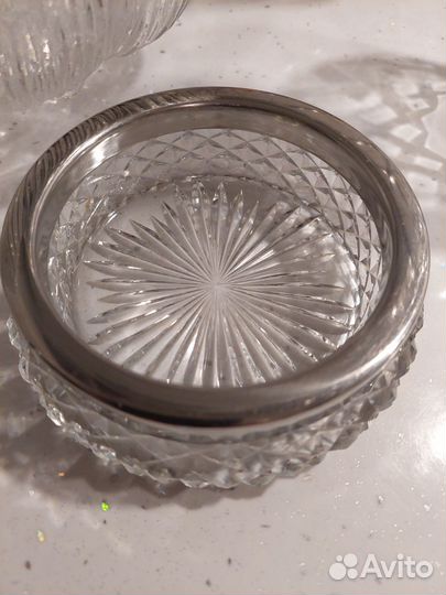Ваза для фруктов стекло СССР