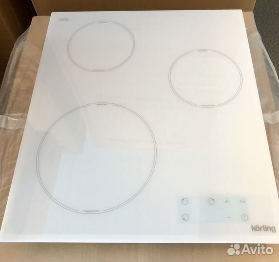 Индукционная панель 45см белая