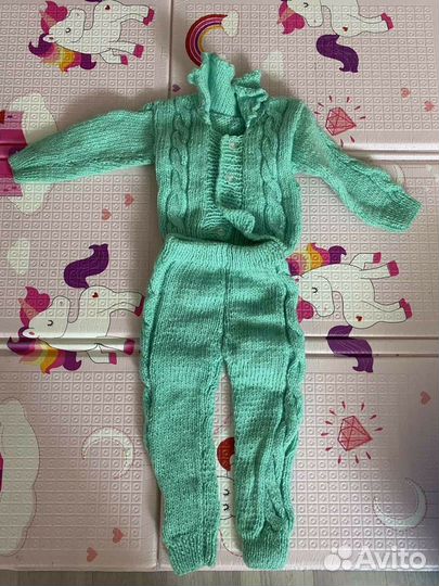Вязаный костюм 62-68