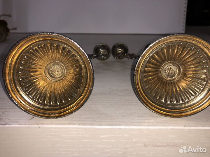 Старинные подсвечники И утварь. довоенное
