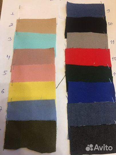 Джинса Ткань (на отрез и на рулон)