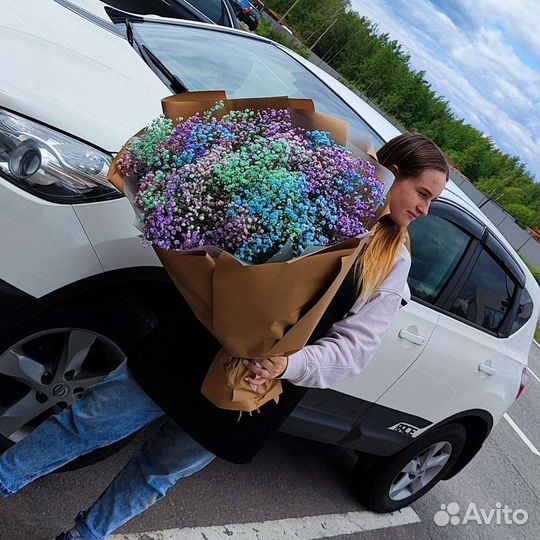 XXL Букет Гигант из гипсофилы