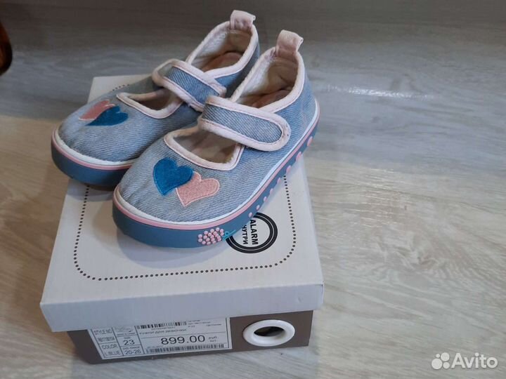 Кеды джинсовые 23рр