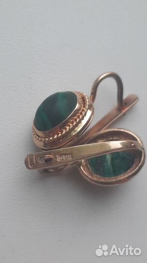 Золотые серьги СССР