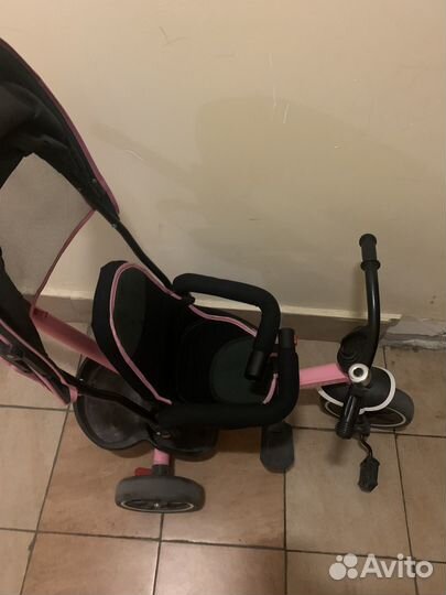 Велосипед трехколесный Kreiss розовый