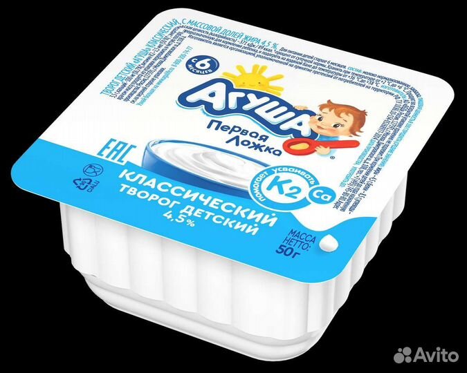 Творог агуша