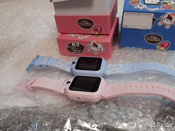 Детские смарт часы с gps Dexp