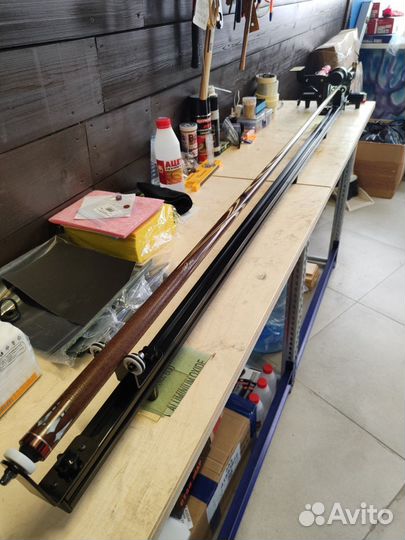 Замена наклейки на кие (бильярд)