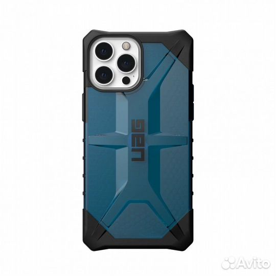 Чехол UAG Plasma iPhone 13 Pro Max синий царапины