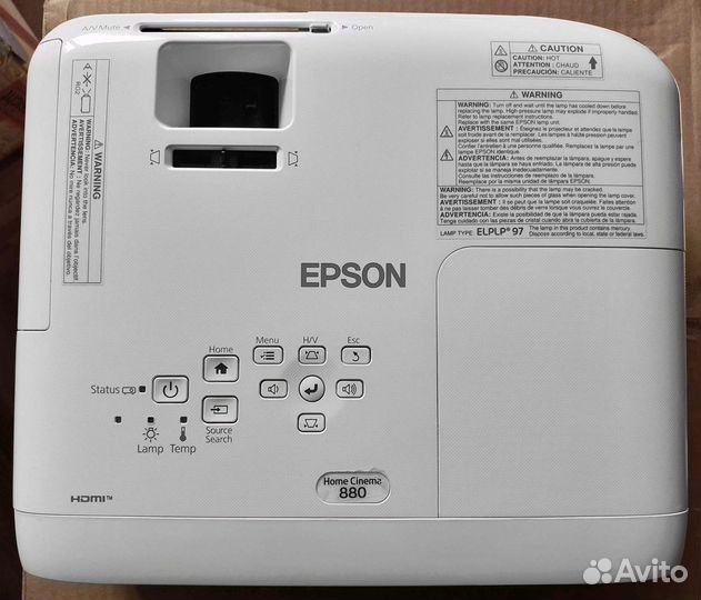 Проектор Epson HC 880 (EH-TW740) 3300Lm 1080p