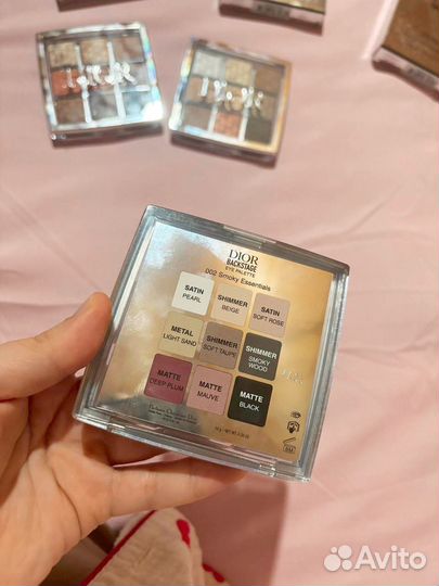 Dior backstage тени