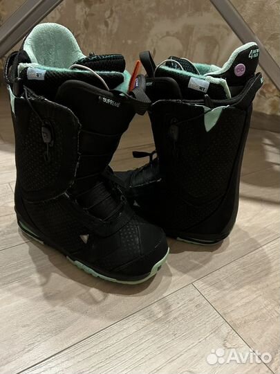 Сноубордические ботинки burton supreme mint/black