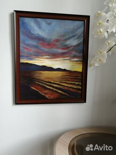 Картина маслом на холсте пейзаж
