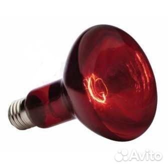Лампа греющая икзк красная 250Вт